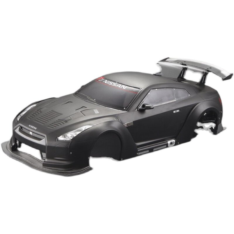 【rc代工车壳】rc1/10模型漂移RC改装 日产尼桑战神GTR35宽体车壳