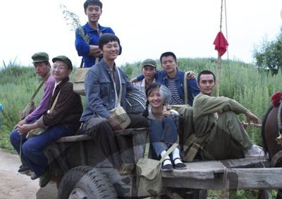 知青舞蹈农民复古演出服