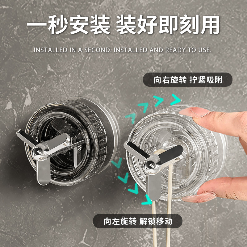强力吸盘挂钩免打孔挂衣粘钩
