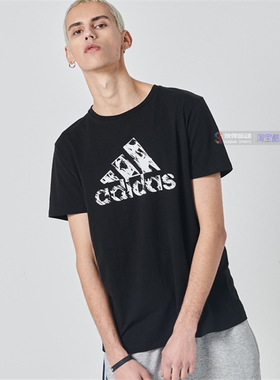 Adidas阿迪达斯男女情侣LOGOT恤透气打底衫休闲运动短袖上衣Tee夏