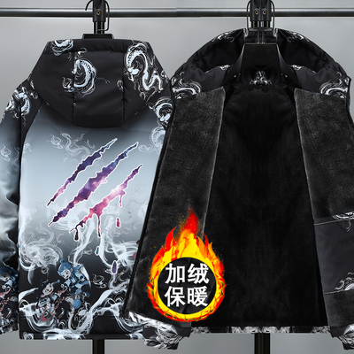 2025新款今年流行爆款外套男孩青少年初中生15男生学生棉衣冲锋衣