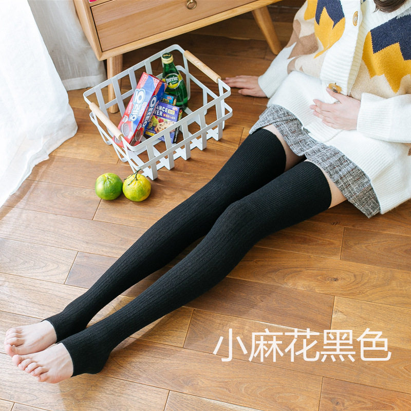 새로운 봄 가을 겨울 두껍고 따뜻한 무릎 위 모조 토끼 모피 무릎 양말 여성용 긴 스타킹