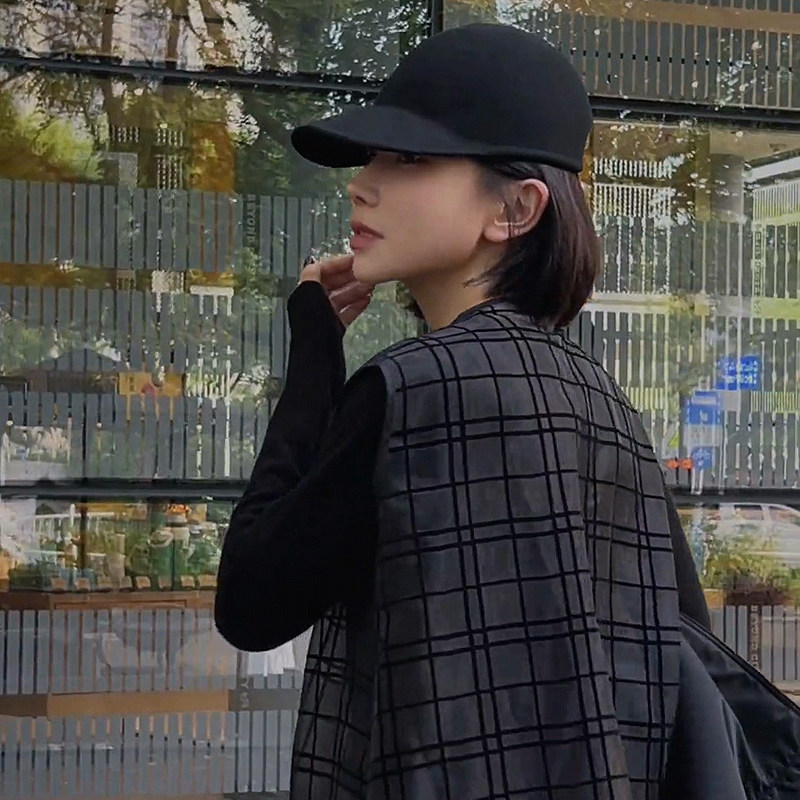 秋冬韩版羊毛鸭舌帽子女时尚英伦女复古骑士帽百搭显脸小马术帽潮