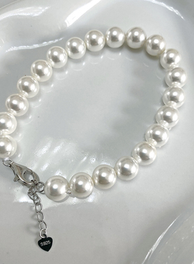 2025新明星同款澳白珍珠手链手串