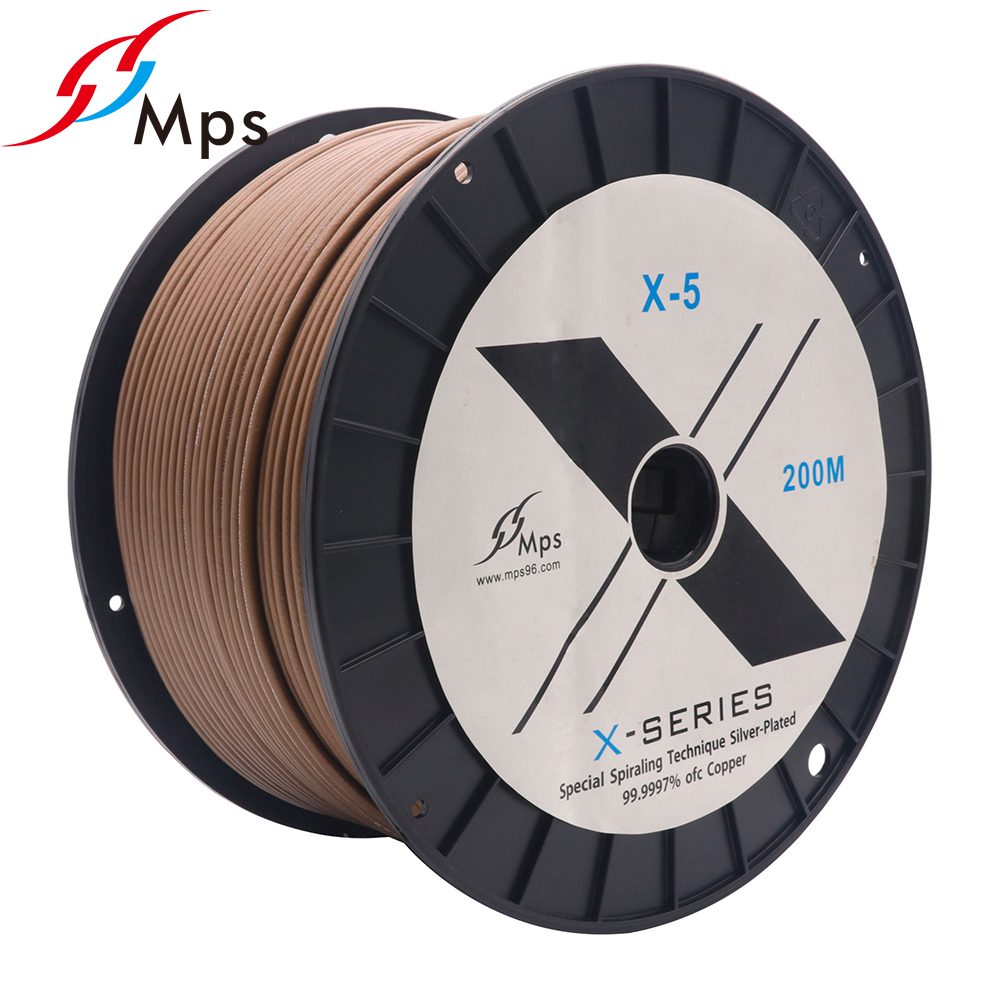 台湾MPS X-5镀银 HIFI发烧音响线DIY耳机线喇叭线音频线信号线