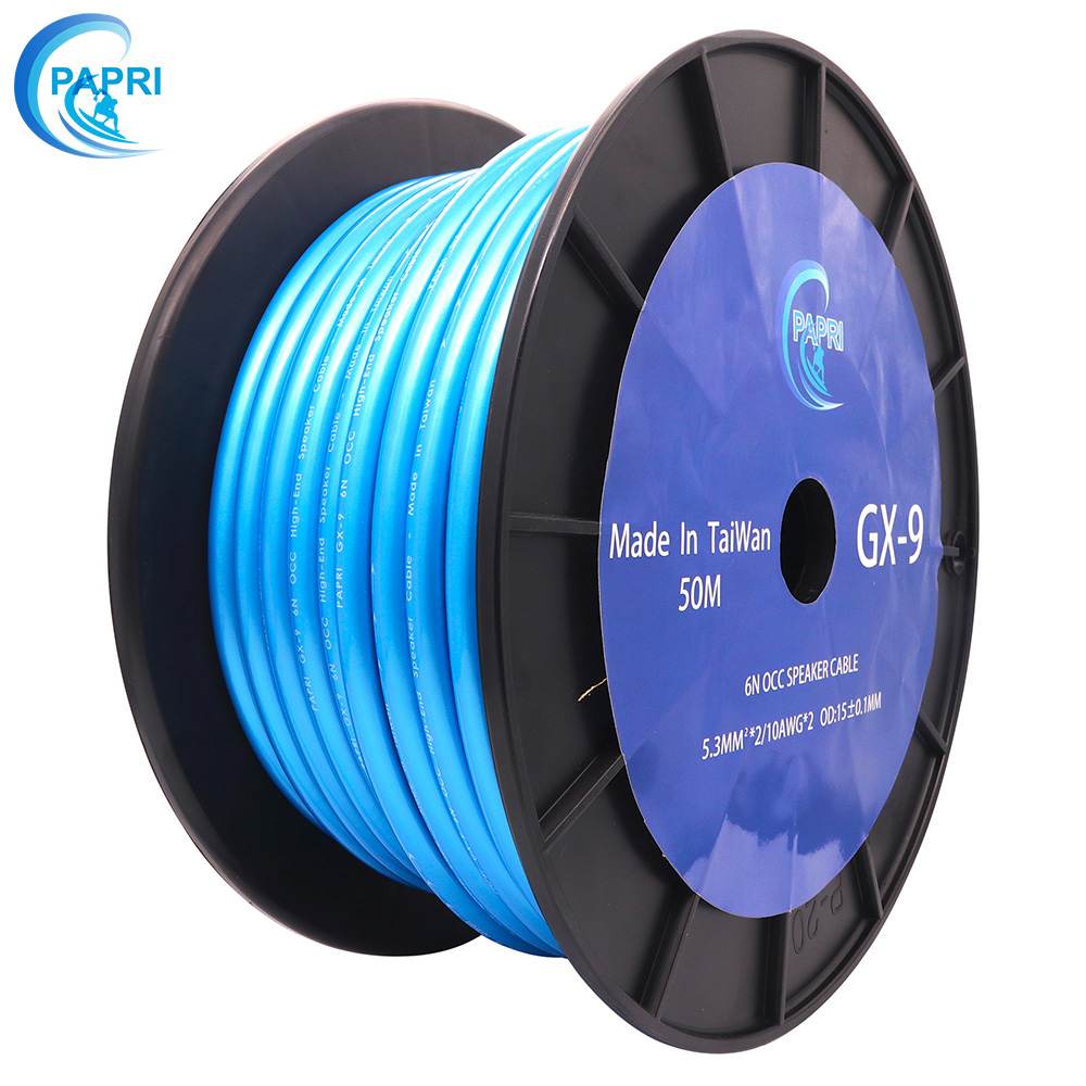 PAPRI GX-9  6N OCC单晶铜升级喇叭线音响线音箱功放连接线散线