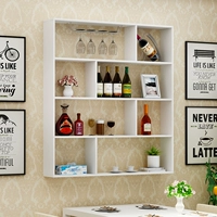 Винный шкаф стена -декоративный ресторан гостиная гостиная, стена, висящая ресторан, висящая ресторанная барная барная стойка настенная стена красная винная стойка современная минималиста