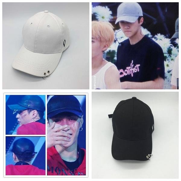 2017新品EXO张艺兴吴世勋金俊锦同款铁环鸭舌帽男女棒球帽子包邮|msdalam kategori Aksesori/Belt kulit/Hat/Muffler, Hat - dari Buy2taobao.com untuk memberikan perkhidmatan ejen Taobao profesional membeli