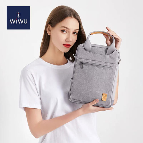 wiwu iPad Pro13寸竖款电脑包14寸手提11寸平板收纳包12.9寸斜挎