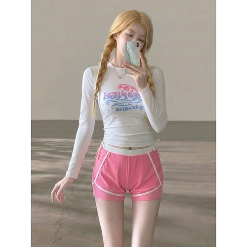 GirlStories防晒遮肉分体泳衣