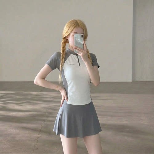GirlStories分体泳衣显瘦修身