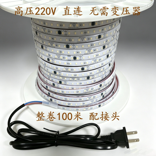 高压220V免驱动包胶防水灯带