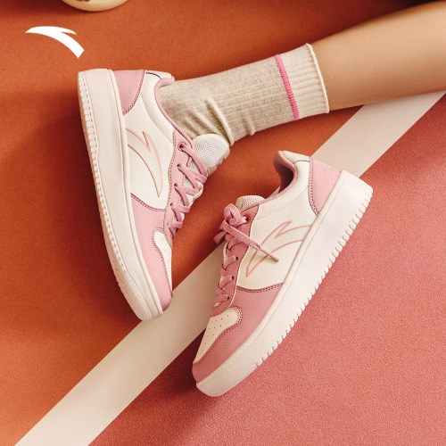 安踏板鞋休闲舒适软底防滑新款时尚百搭运动小白鞋经典男鞋女鞋