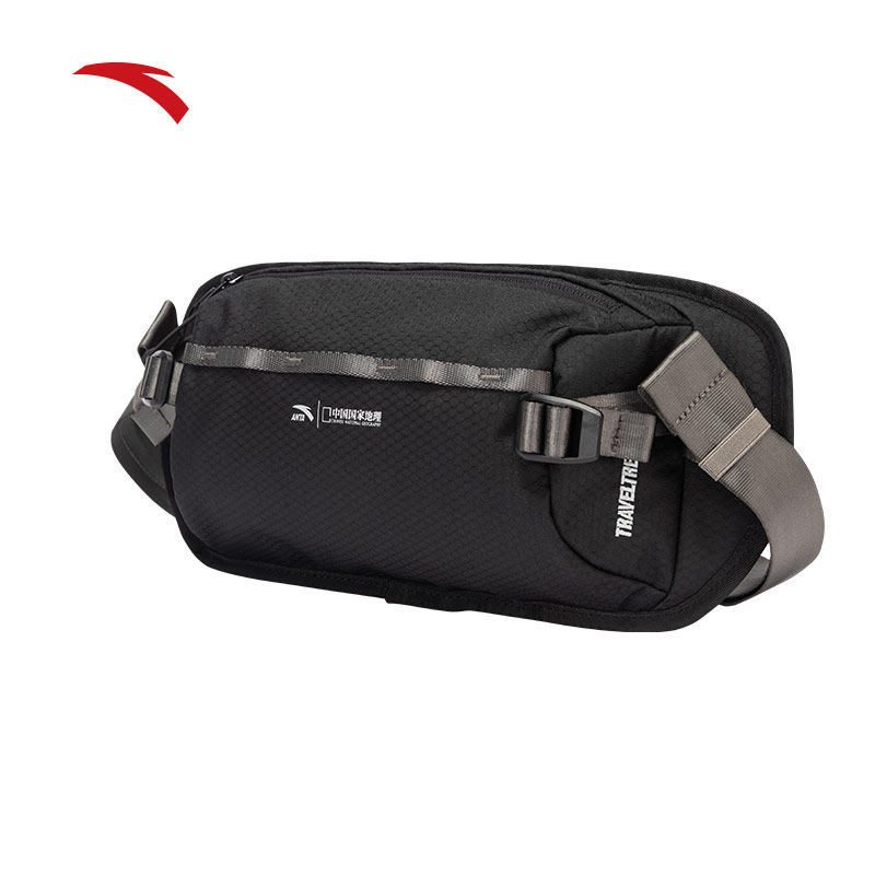 安踏×中国国家地理丨胸包户外运动骑行徒步腰包轻便单肩斜挎包