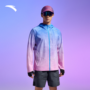 安踏空气甲丨抗紫外线梭织运动外套男防风透湿风衣上衣152435604