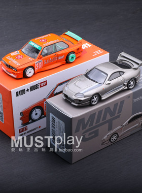 Kaido MINIGT 177宝马M3凯多豪斯 978丰田Supra VeilSide合金车模