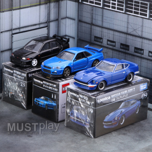 TOMY多美卡黑盒TP09号 11尼桑GTR R34小恶魔fairlady Z合金车模型