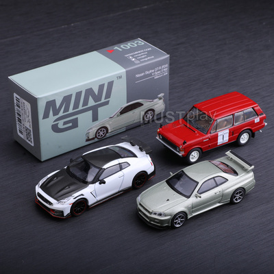 MINIGT 893路虎1971  1003尼桑GTR-R34 1045尼桑GTR 1/64合金车模