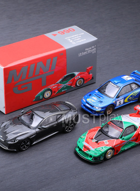 MINIGT 986斯巴鲁翼豹 990马自达RX7 1008阿斯顿马丁1/64合金车模