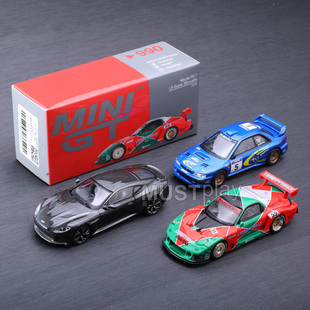 MINIGT 986斯巴鲁翼豹 990马自达RX7 1008阿斯顿马丁1/64合金车模