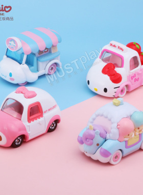 TOMY多美卡152号hello kitty147玉桂狗166美乐蒂150双子星合金车