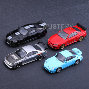 S13 562 RUF MINIGT 545 575谢尔比野马 64合金车模 543尼桑GTR