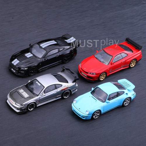 MINIGT 543尼桑GTR 545 S13 562 RUF 575谢尔比野马 1/64合金车模
