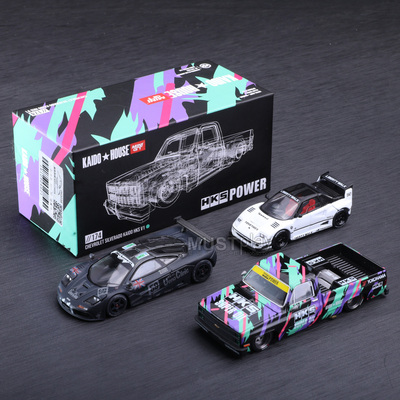 Kaido MINIGT 174雪佛兰HKS 870迈凯伦F1 953马自达 合金车模玩具