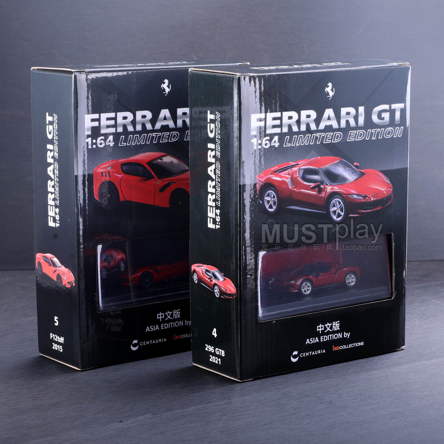 Tarmac Works TW书中车正品法拉利迪通拿SF90合金车1/64展示模型