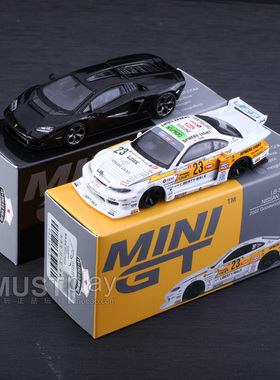 MINIGT 607兰博基尼肯塔什800  618尼桑S15 LB 闪电喷涂合金车模