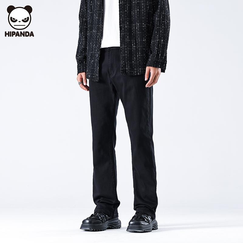 你好熊猫牛仔裤春季新品美式高街