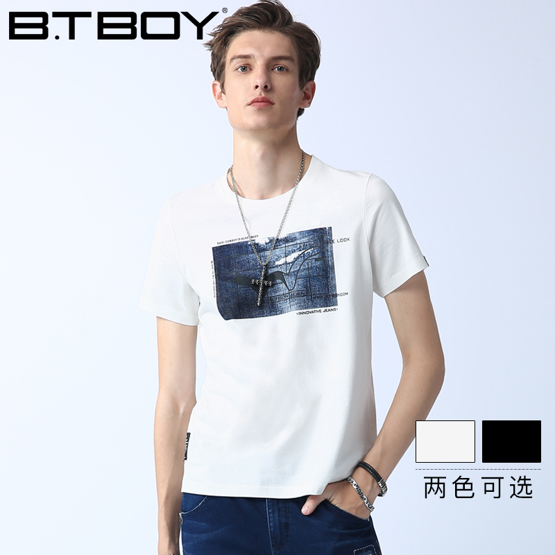 BTBOY°ôÇòС×ÓÏÄ×°ÄÐÉúÐÝÏÐÔ²ÁìTÐô´óÂëÓ¡»¨ÇàÉÙÄê´¿ÃÞ´òµ×ÉÀÉÏÒÂ