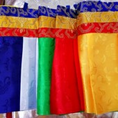 饰用品墙围桌围普玛蒙古包餐厅挂饰 饰蒙古族藏族装 五色藏式 帷幔装