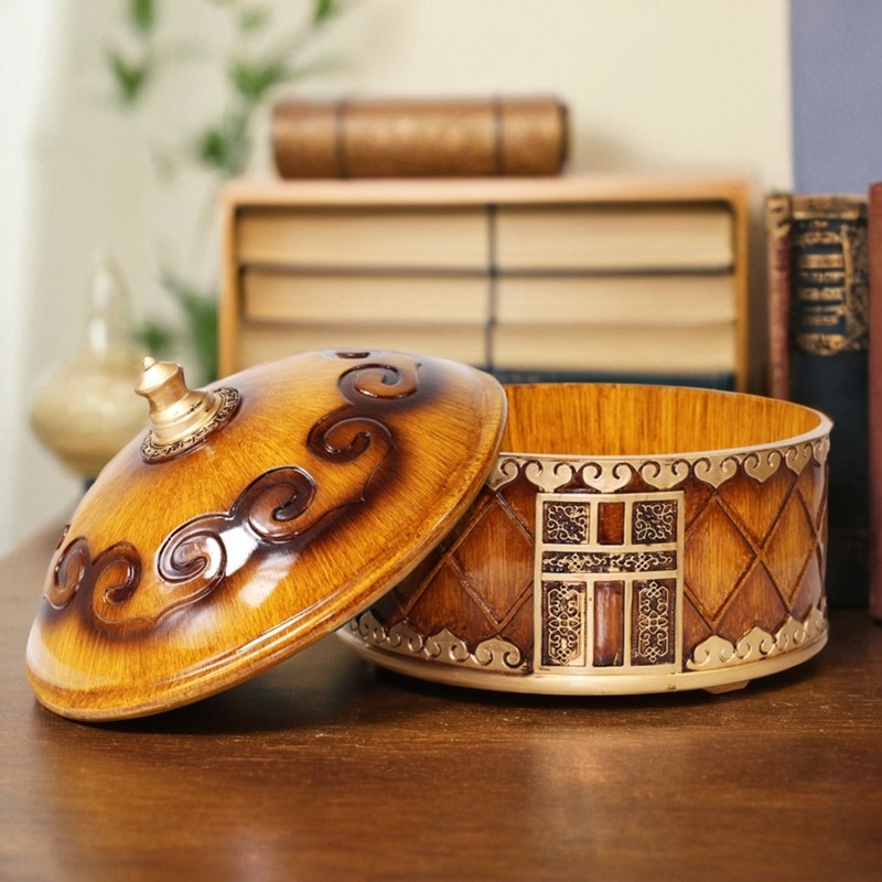 民族风干果盒蒙古族特色收纳盒蒙古包造型糖果奶制品收纳树脂工艺,特色手工艺,其他特色工艺品,淘宝优惠券,粉丝福利购,淘宝优惠卷