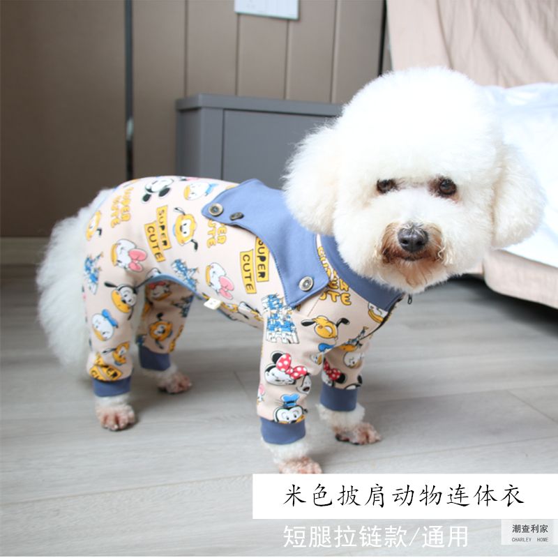 泰迪比熊博美外出居家打底衣服