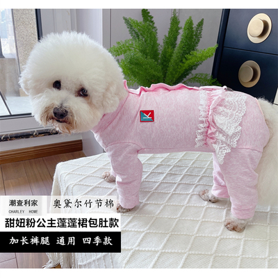 潮查利家泰迪比熊四脚衣服