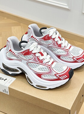 ASH女鞋撞色透气增高休闲鞋运动鞋气垫厚底复古老爹鞋AP140B40001