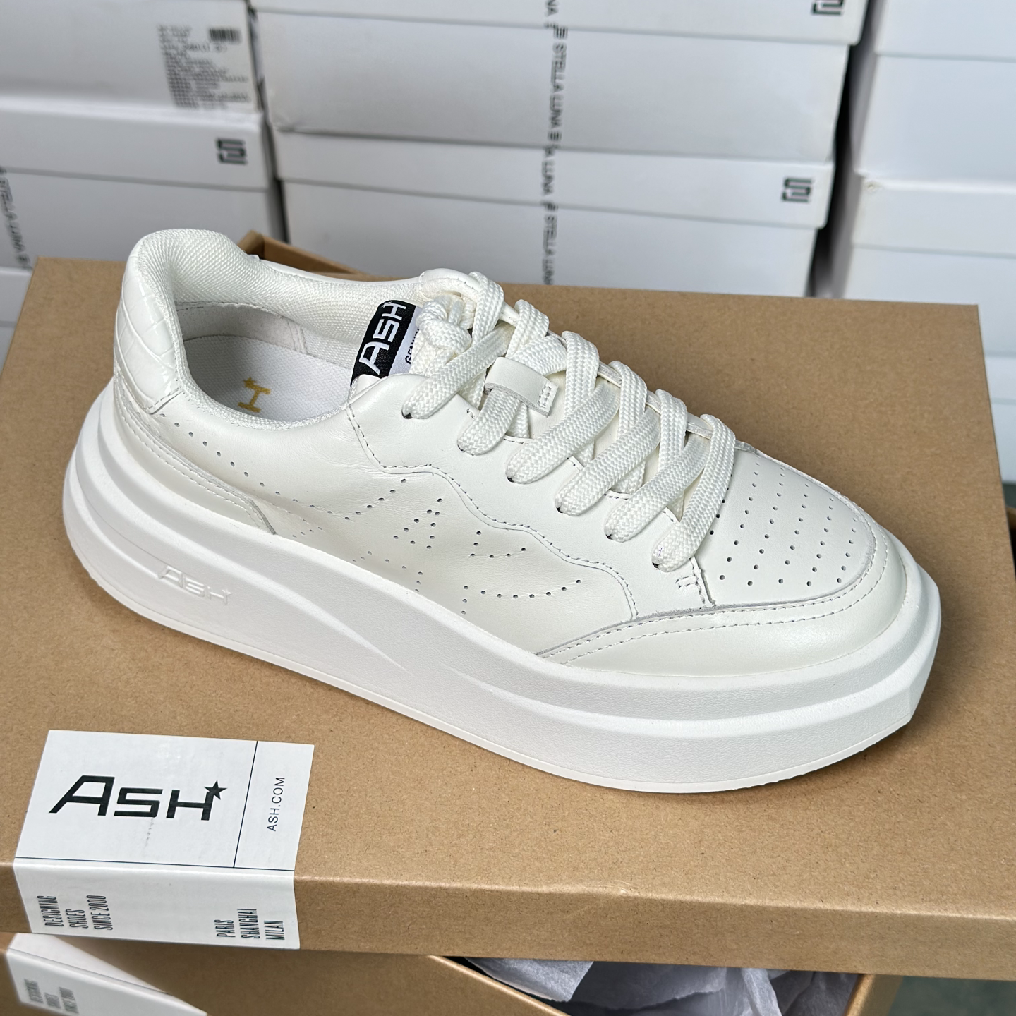 ASH厚底增厚透气百搭休闲板鞋图片