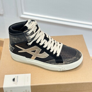 ASH复古做旧脏脏鞋 高帮板鞋 女休闲运动鞋 AO140K40004 透气系带时尚