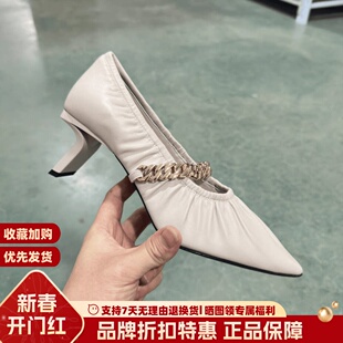 优雅高跟鞋 STELLA 玛丽珍时尚 尖头浅口单鞋 SL323033 LUNA露娜新款