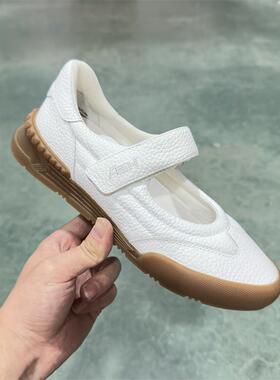 ASH艾熙复古一字带魔术贴玛丽珍女鞋平底浅口休闲单鞋AP140L40043