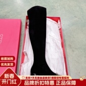 LUNA秋冬方跟时尚 侧拉链过膝长靴女骑士靴显瘦长筒靴女SLP318026