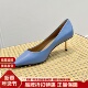 通勤百搭酒杯跟单鞋 SL专柜正品 露娜尖头浅口气质高跟鞋 SL321070