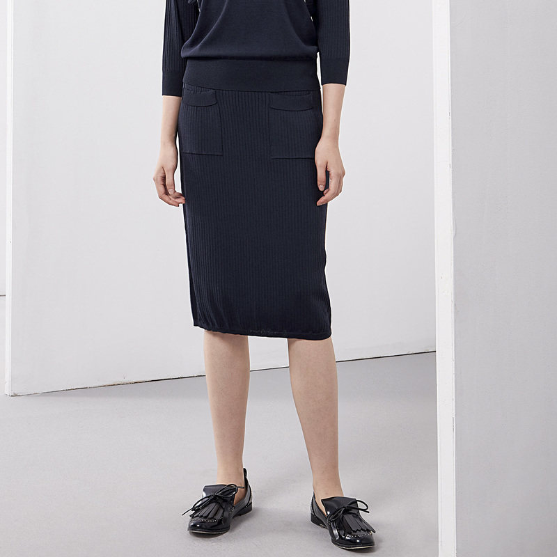 Choulan spring and autumn New products knitting grace Half skirt Solid soft Elastic force Skirt DSH3D03in the Women's clothing/Boutique , Skirts  category - from Buy2taobao.com to provide professional Taobao agent buy service