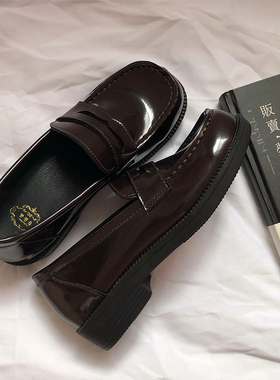 【小方岛】梦想岛家小皮鞋日系女jk制服鞋学生低跟正统圆头 jk鞋