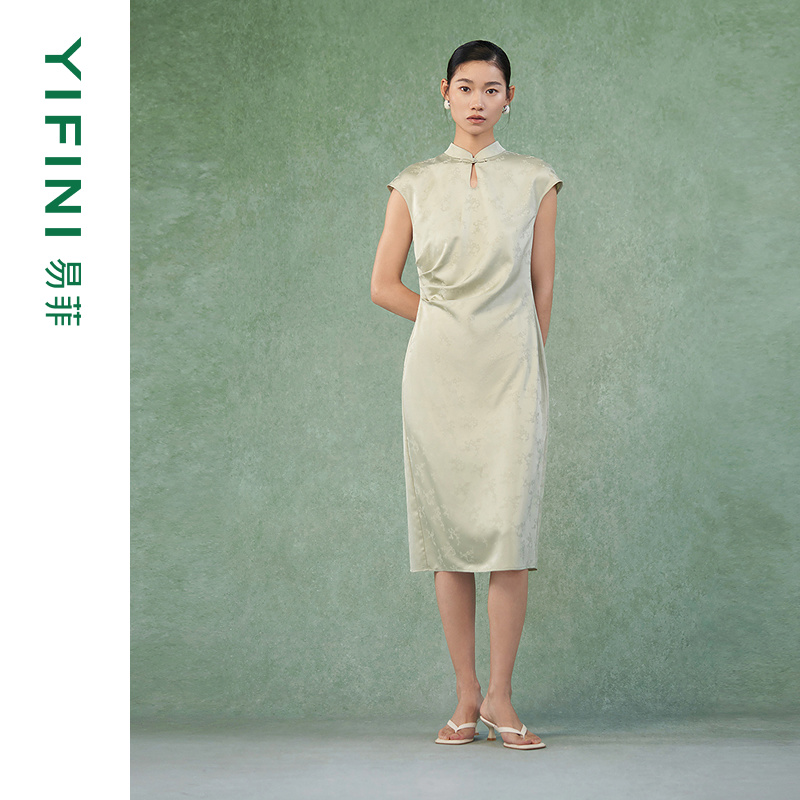 易菲优雅气质新中式国风旗袍