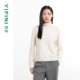 专柜同款 Yifini 易菲真丝混纺高领保暖宽松羊绒衫 针织衫 打底衫