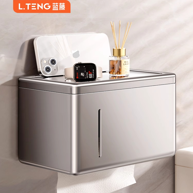 卫生间厕纸盒免打孔不掉落