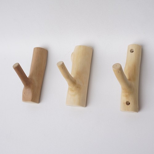 实木挂钩衣帽钩玄关挂钩树枝挂钩原生态实木挂衣钩墙上挂钩钥匙挂