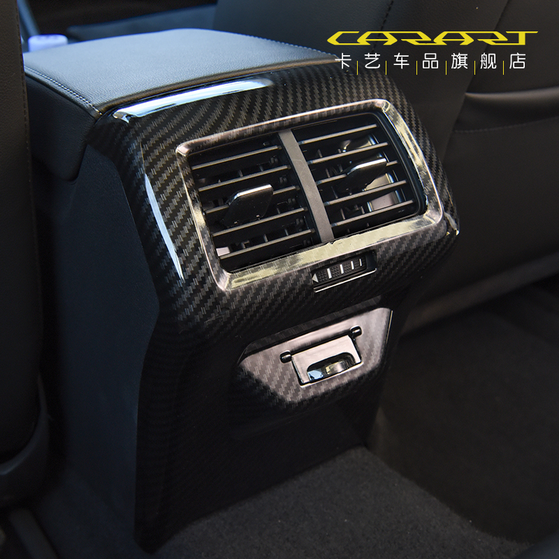 大众高尔夫7出风口碳纤维gti车贴